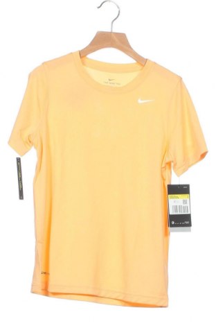 Детска тениска Nike, Размер 7-8y/ 128-134 см, Цвят Оранжев, Полиестер, Цена 41,30 лв.