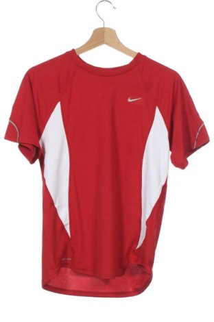 Tricou pentru copii Nike, Mărime 12-13y/ 158-164 cm, Culoare Roșu, Poliester, Preț 89,53 Lei