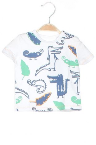 Детска тениска Sanetta, Размер 2-3m/ 56-62 см, Цвят Бял, Памук, Цена 18,85 лв.