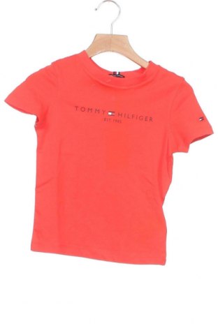 Детска тениска Tommy Hilfiger, Размер 3-4y/ 104-110 см, Цвят Червен, Памук, Цена 48,30 лв.
