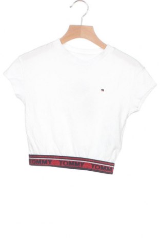 Dziecięcy T-shirt Tommy Hilfiger, Rozmiar 2-3y/ 98-104 cm, Kolor Biały, 60% bawełna, 40% poliester, Cena 128,74 zł