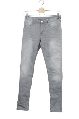 Dětské džíny  H&M, Velikost 11-12y/ 152-158 cm, Barva Šedá, 79% bavlna, 19% polyester, 2% elastan, Cena  367,00 Kč
