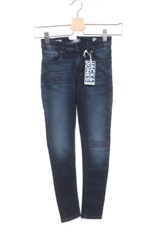 Dziecięce jeansy Jack & Jones, Rozmiar 7-8y/ 128-134 cm, Kolor Niebieski, 81% bawełna, 18% poliester, 1% elastyna, Cena 157,93 zł