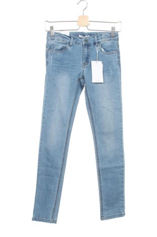 Dziecięce jeansy Name It, Rozmiar 10-11y/ 146-152 cm, Kolor Niebieski, 67% bawełna, 28% poliester, 3% wiskoza, 2% elastyna, Cena 91,43 zł