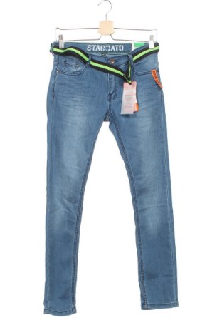 Dziecięce jeansy Staccato, Rozmiar 12-13y/ 158-164 cm, Kolor Niebieski, 80% bawełna, 19% poliester, 1% elastyna, Cena 110,08 zł