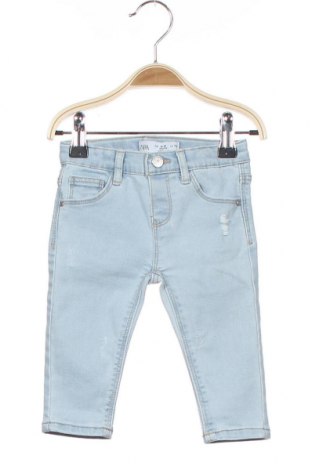 Dětské džíny  Zara, Velikost 6-9m/ 68-74 cm, Barva Modrá, Cena  446,00 Kč