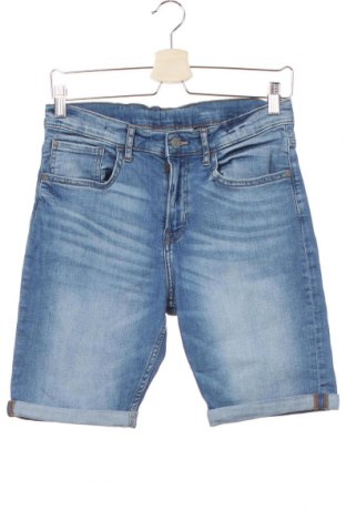 Pantaloni scurți pentru copii H&M, Mărime 12-13y/ 158-164 cm, Culoare Albastru, 72% bumbac, 27% poliester, 1% elastan, Preț 92,11 Lei