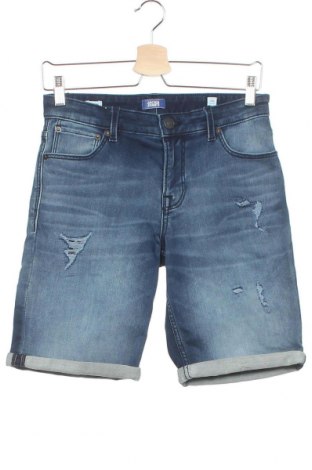 Dětské krátké kalhoty  Jack & Jones, Velikost 14-15y/ 168-170 cm, Barva Modrá, 81% bavlna, 18% polyester, 1% elastan, Cena  462,00 Kč