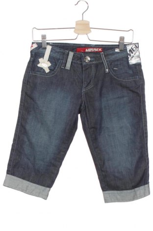 Детски къс панталон Miss Sixty, Размер 13-14y/ 164-168 см, Цвят Син, 99% памук, 1% еластан, Цена 11,20 лв.