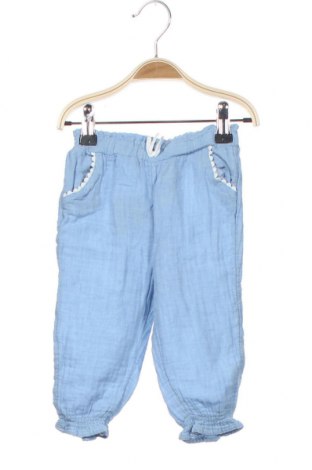 Dětské kalhoty  H&M, Velikost 9-12m/ 74-80 cm, Barva Modrá, Bavlna, Cena  367,00 Kč