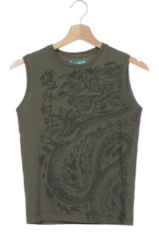 Μπλουζάκι αμάνικο παιδικό H&M, Μέγεθος 8-9y/ 134-140 εκ., Χρώμα Πράσινο, Βαμβάκι, Τιμή 12,99 €