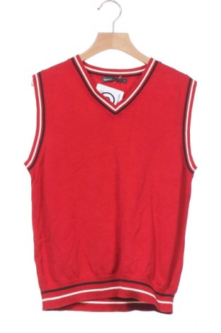 Детски пуловер Bossini, Размер 10-11y/ 146-152 см, Цвят Червен, Памук, Цена 27,30 лв.