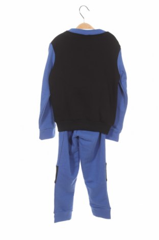 Детски спортен комплект, Размер 4-5y/ 110-116 см, Цвят Син, 92% памук, 8% еластан, Цена 31,50 лв.