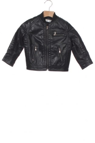 Παιδικό δερμάτινο μπουφάν H&M, Μέγεθος 18-24m/ 86-98 εκ., Χρώμα Μαύρο, Δερματίνη, Τιμή 21,65 €