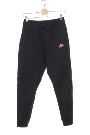 Kinder Sporthose Nike, Größe 11-12y/ 152-158 cm, Farbe Schwarz, 94% Polyester, 6% Elastan, Preis 28,60 €
