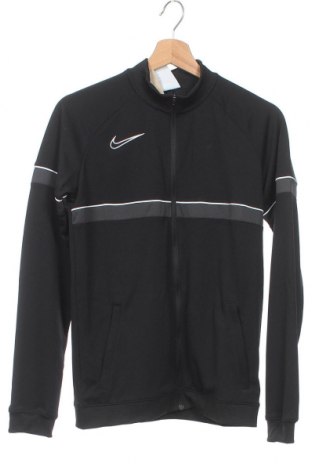 Детско спортно горнище Nike, Размер 13-14y/ 164-168 см, Цвят Черен, Полиестер, Цена 49,77 лв.