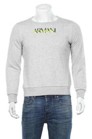 Мъжка блуза Armani Exchange, Размер M, Цвят Сив, 67% памук, 33% полиестер, Цена 174,30 лв.