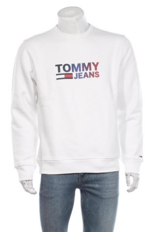 Мъжка блуза Tommy Hilfiger, Размер L, Цвят Бял, 88% памук, 12% полиестер, Цена 139,30 лв.