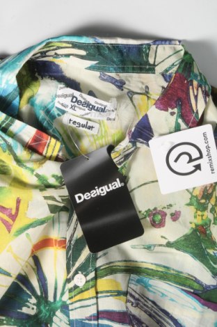 Herrenhemd Desigual, Größe XL, Farbe Mehrfarbig, 70% Baumwolle, 30% Seide, Preis 82,81 €