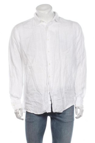 Мъжка риза Uniqlo, Размер XL, Цвят Бял, Цена 27,30 лв.