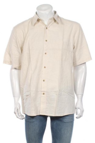 Ανδρικό πουκάμισο Watson's, Μέγεθος XL, Χρώμα Εκρού, 55% λινό, 45% βαμβάκι, Τιμή 33,77 €