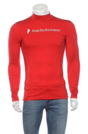 Bluză trening de bărbați Peak Performance, Mărime M, Culoare Roșu, 86% poliester, 14% elastan, Preț 148,03 Lei