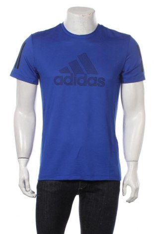 Pánské tričko  Adidas, Velikost M, Barva Modrá, 93% polyester, 7% elastan, Cena  650,00 Kč