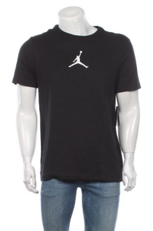 Tricou de bărbați Air Jordan Nike, Mărime M, Culoare Negru, 57% bumbac, 43% poliester, Preț 227,96 Lei