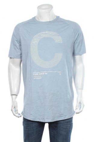 Мъжка тениска Core By Jack & Jones, Размер XL, Цвят Син, Памук, Цена 31,85 лв.