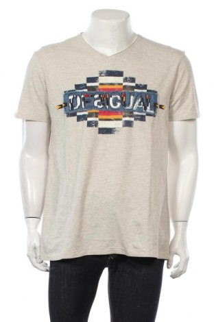 Pánske tričko  Desigual, Veľkosť XL, Farba Sivá, 98% bavlna, 2% polyester, Cena  17,43 €