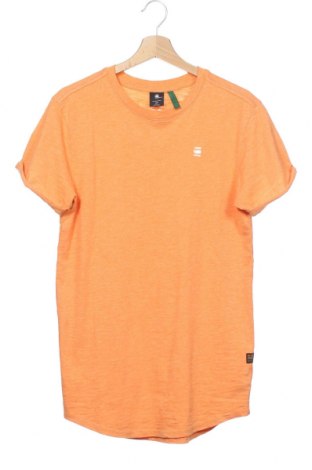 Мъжка тениска G-Star Raw, Размер XS, Цвят Оранжев, Памук, Цена 38,00 лв.