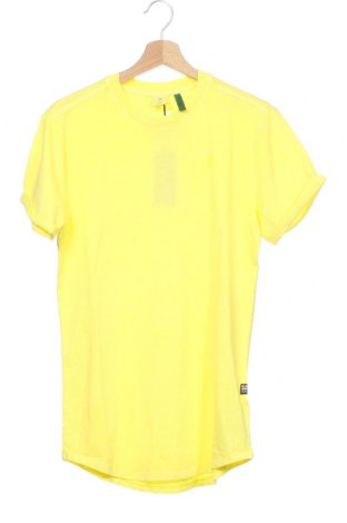 Мъжка тениска G-Star Raw, Размер XS, Цвят Жълт, Памук, Цена 87,00 лв.