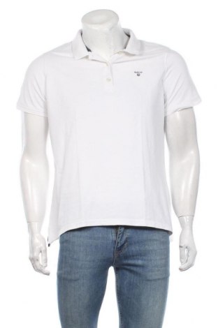 Ανδρικό t-shirt Gant, Μέγεθος XXL, Χρώμα Λευκό, Βαμβάκι, Τιμή 25,36 €