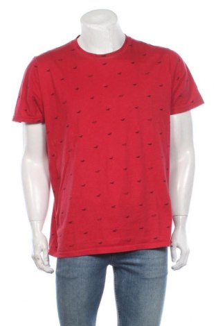 Мъжка тениска Hollister, Размер XL, Цвят Червен, Цена 23,40 лв.