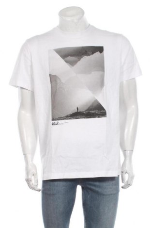Ανδρικό t-shirt Jack Wolfskin, Μέγεθος XL, Χρώμα Λευκό, 100% βαμβάκι, Τιμή 24,43 €