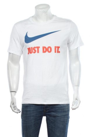 Męski T-shirt Nike, Rozmiar M, Kolor Biały, Bawełna, Cena 102,35 zł