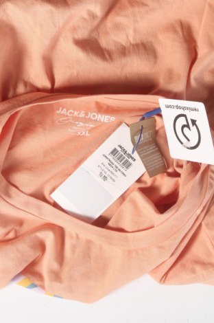 Мъжка тениска Originals By Jack & Jones, Размер XXL, Цвят Оранжев, Памук, Цена 36,75 лв.
