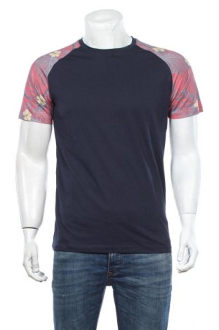 Męski T-shirt Originals By Jack & Jones, Rozmiar S, Kolor Niebieski, Bawełna, Cena 65,31 zł