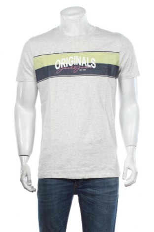 Ανδρικό t-shirt Originals By Jack & Jones, Μέγεθος L, Χρώμα Γκρί, 98% βαμβάκι, 2% βισκόζη, Τιμή 14,23 €