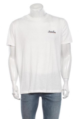 Ανδρικό t-shirt Originals By Jack & Jones, Μέγεθος XL, Χρώμα Λευκό, 50% βαμβάκι, 50% πολυεστέρας, Τιμή 15,16 €