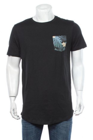 Мъжка тениска Originals By Jack & Jones, Размер L, Цвят Черен, Памук, Цена 34,30 лв.