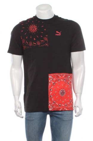 Мъжка тениска PUMA, Размер M, Цвят Многоцветен, Памук, Цена 38,40 лв.