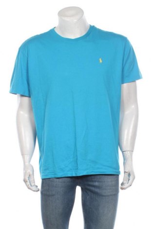 Pánské tričko  Polo By Ralph Lauren, Velikost XL, Barva Modrá, Bavlna, Cena  622,00 Kč