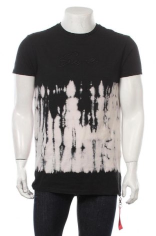 Мъжка тениска SikSilk, Размер M, Цвят Черен, Памук, Цена 31,20 лв.