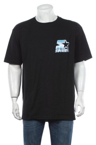 Ανδρικό t-shirt Starter, Μέγεθος L, Χρώμα Μαύρο, Βαμβάκι, Τιμή 9,64 €