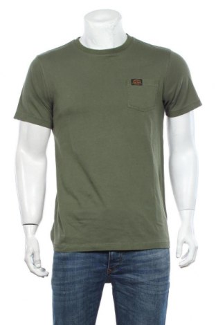 Мъжка тениска Superdry, Размер S, Цвят Зелен, Памук, Цена 55,30 лв.