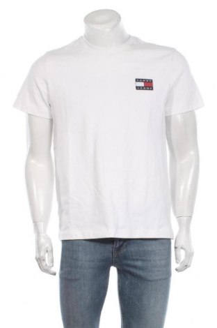 Herren T-Shirt Tommy Hilfiger, Größe M, Farbe Weiß, Baumwolle, Preis 34,64 €