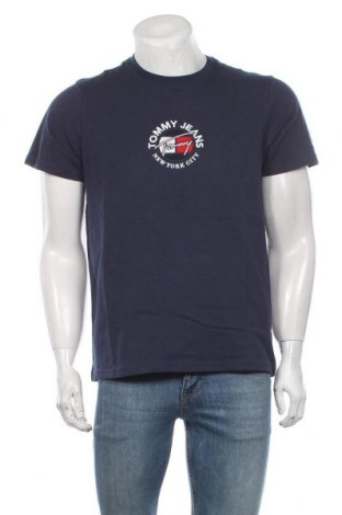 Herren T-Shirt Tommy Hilfiger, Größe M, Farbe Blau, Baumwolle, Preis 32,58 €