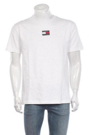 Herren T-Shirt Tommy Hilfiger, Größe M, Farbe Weiß, Baumwolle, Preis 36,70 €