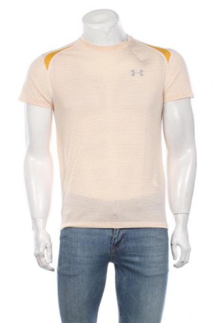 Мъжка тениска Under Armour, Размер M, Цвят Жълт, 93% полиестер, 7% еластан, Цена 41,40 лв.